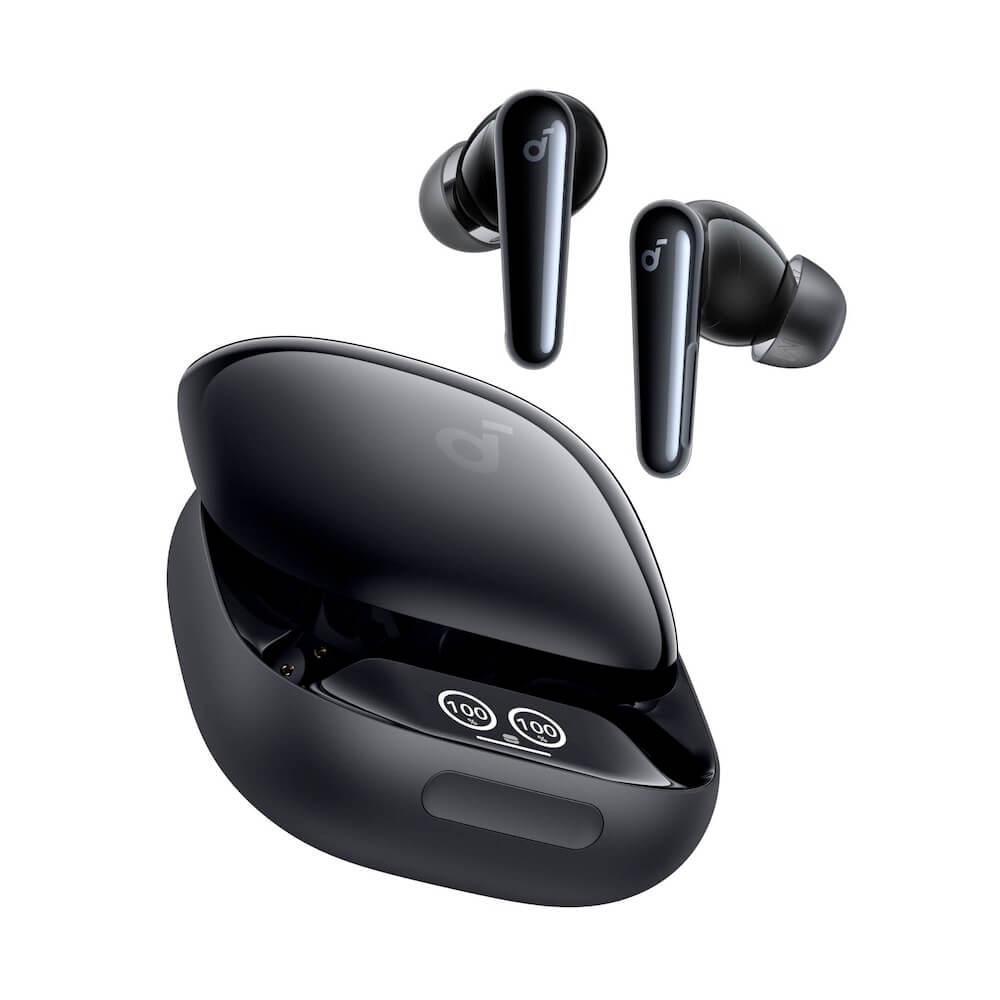 Anker Soundcore Liberty 4 Pro NC TWS Noise-Cancelling Earbuds - безжични блутут слушалки със зареждащ кейс за мобилни устройства (черен-лъскав) 