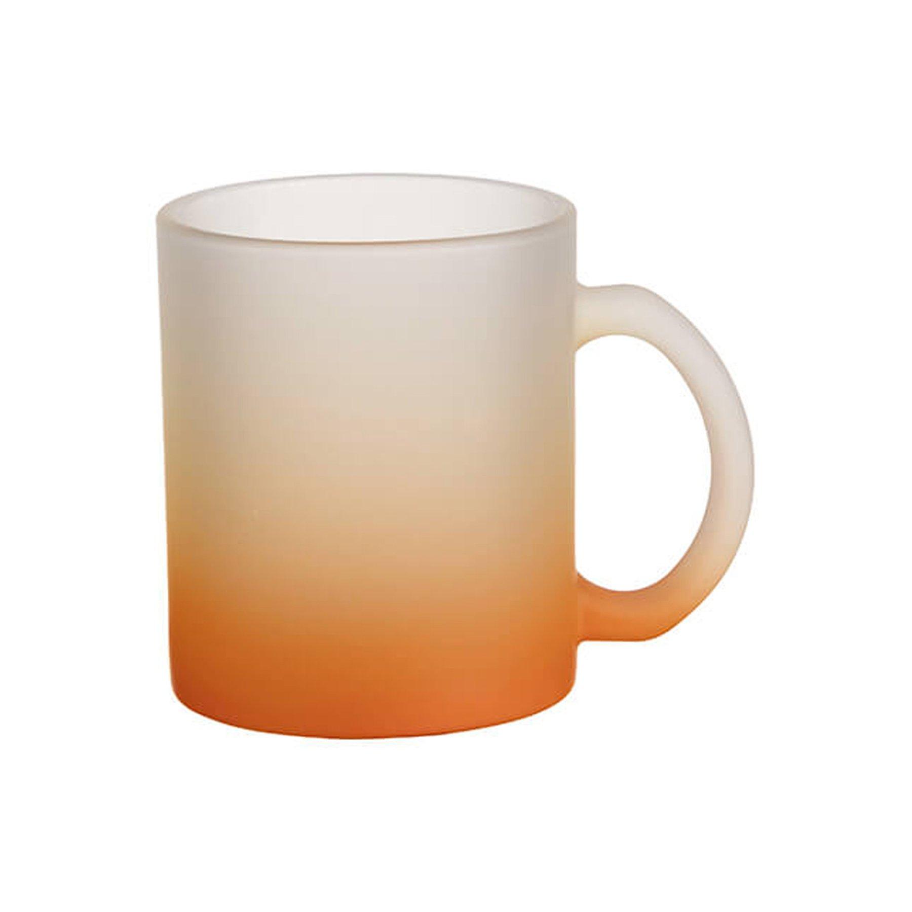 BESTSUB Чаша за сублимация Frosted, оранжева, 330ml | JAR Computers BESTSUB Чаша за сублимация Frosted, оранжева, 330ml