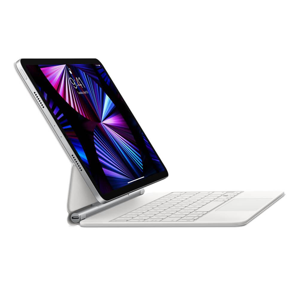 Безжична клавиатура за iPad Pro 11 M1 (2021), iPad Pro 11 (2020), iPad Pro 11 (2018), iPad Air 5 (2022), iPad Air 4 (2020) - Apple Magic Keyboard US (бял) | JAR Computers Безжична клавиатура за iPad Pro 11 M1 (2021), iPad Pro 11 (2020), iPad Pro 11 (2018), iPad Air 5 (2022), iPad Air 4 (2020) - Apple Magic Keyboard US (бял)