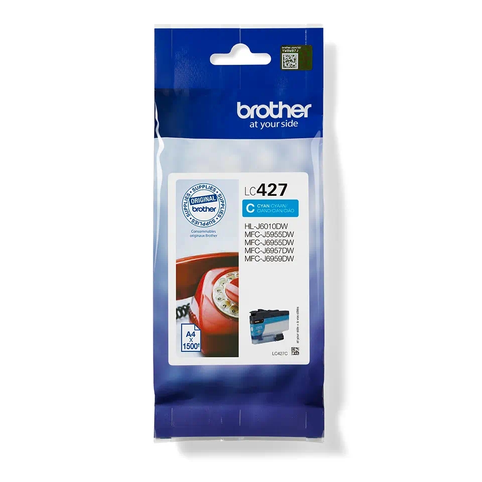 Brother LC-427C Оригинална мастилена касета (циан) | JAR Computers Brother LC-427C Оригинална мастилена касета (циан)