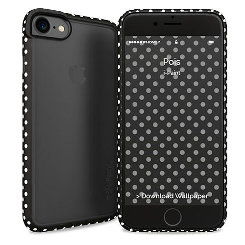 Дизайнерски поликарбонатов кейс с TPU рамка за iPhone SE (2022), iPhone SE (2020), iPhone 8, iPhone 7 - iPaint Pois Ghost Case | JAR Computers Дизайнерски поликарбонатов кейс с TPU рамка за iPhone SE (2022), iPhone SE (2020), iPhone 8, iPhone 7 - iPaint Pois Ghost Case