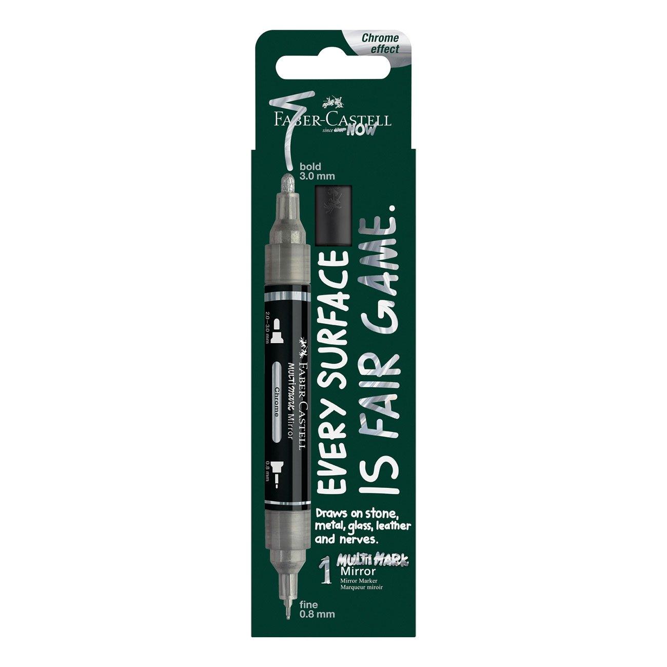 Faber-Castell Акрилен маркер Multimark, № 551, хром, в блистер