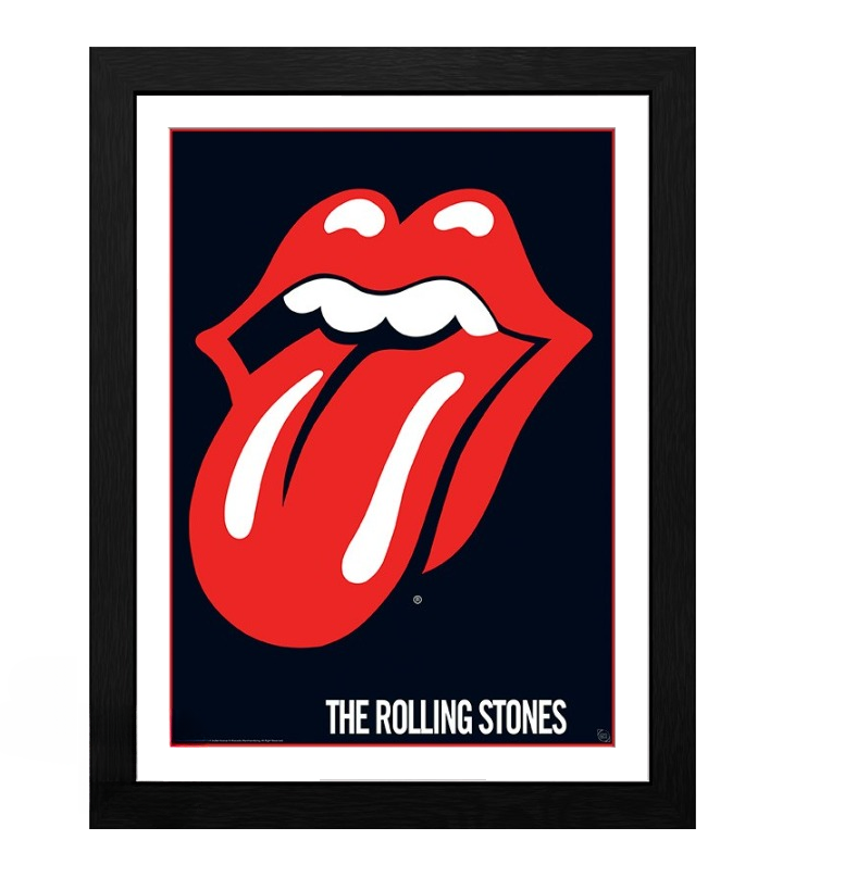 GBEYE THE ROLLING STONES - Framed print &quot;Lips&quot; (30x40)