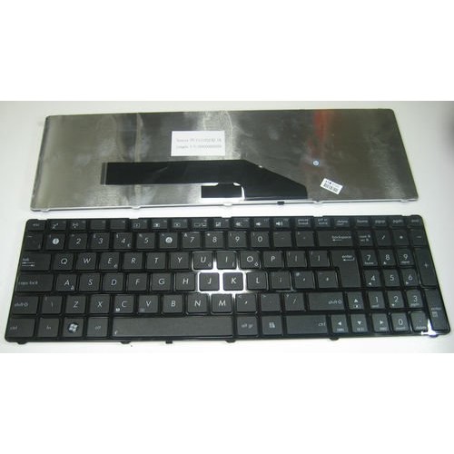 Клавиатура за лаптоп Asus K50 K70 K60 K51 X5DC Black Frame Black US/UK | JAR Computers Клавиатура за лаптоп Asus K50 K70 K60 K51 X5DC Black Frame Black US/UK