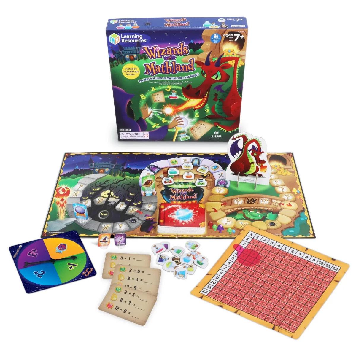Learning Resources Настолна игра Вълшебно приключение, с умножение | JAR Computers Learning Resources Настолна игра Вълшебно приключение, с умножение