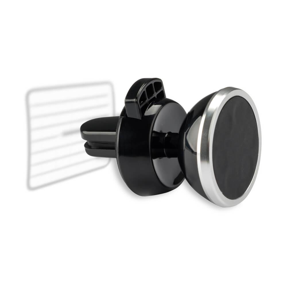 Магнитна поставка за радиатора на кола за iPhone и смартфони - 4smarts Ultimag Magnetic Car Holder Ventmag (черна-сребриста) | JAR Computers Магнитна поставка за радиатора на кола за iPhone и смартфони - 4smarts Ultimag Magnetic Car Holder Ventmag (черна-сребриста)
