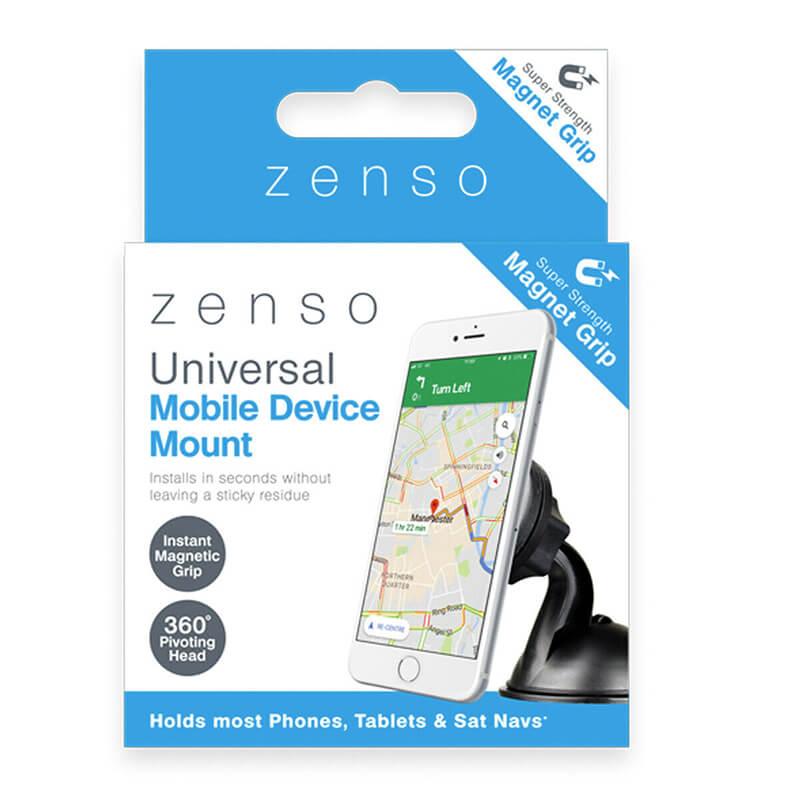 Магнитна поставка за таблото на кола за смартфони - Zenso Universal Car Dashboard Mount (черен) | JAR Computers Магнитна поставка за таблото на кола за смартфони - Zenso Universal Car Dashboard Mount (черен)