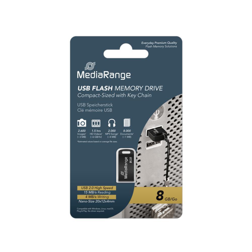 MEDIARANGE USB 2.0 NANO FLASH DRIVE 8GB (MR920) | JAR Computers MEDIARANGE USB 2.0 NANO FLASH DRIVE 8GB (MR920)