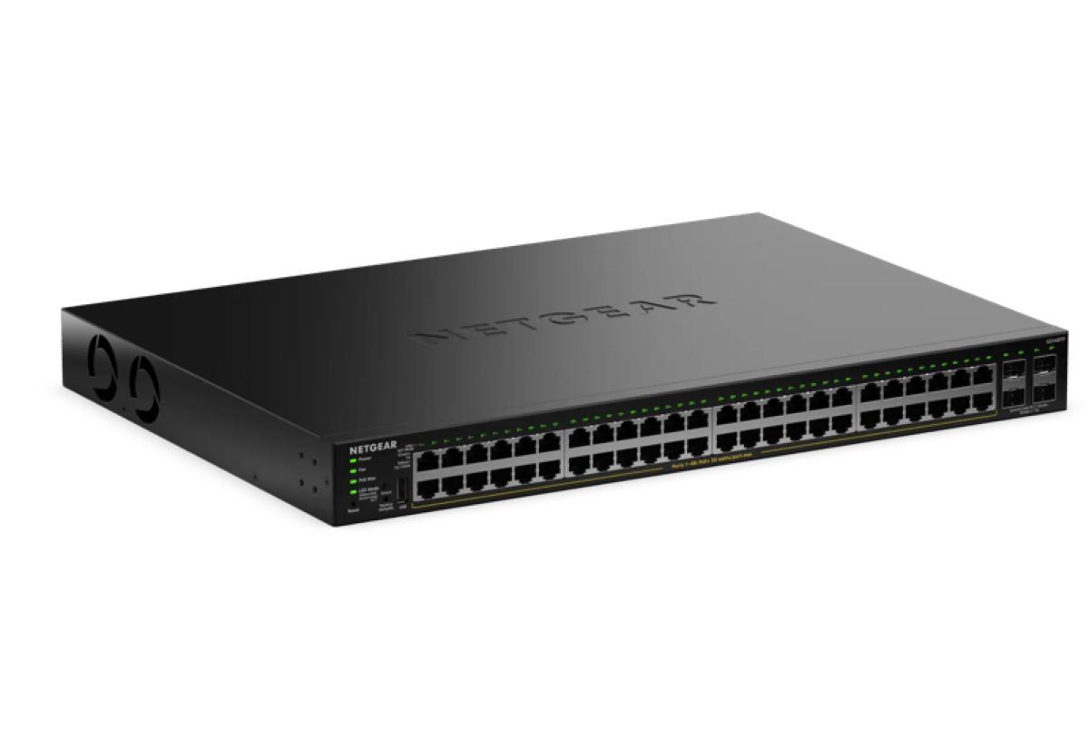 NETGEAR GS348TPv2 Managed L2/L3 Gigabit Ethernet (10/100/1000) Power over Ethernet (PoE) 1U Black | JAR Computers NETGEAR GS348TPv2 Managed L2/L3 Gigabit Ethernet (10/100/1000) Power over Ethernet (PoE) 1U Black
