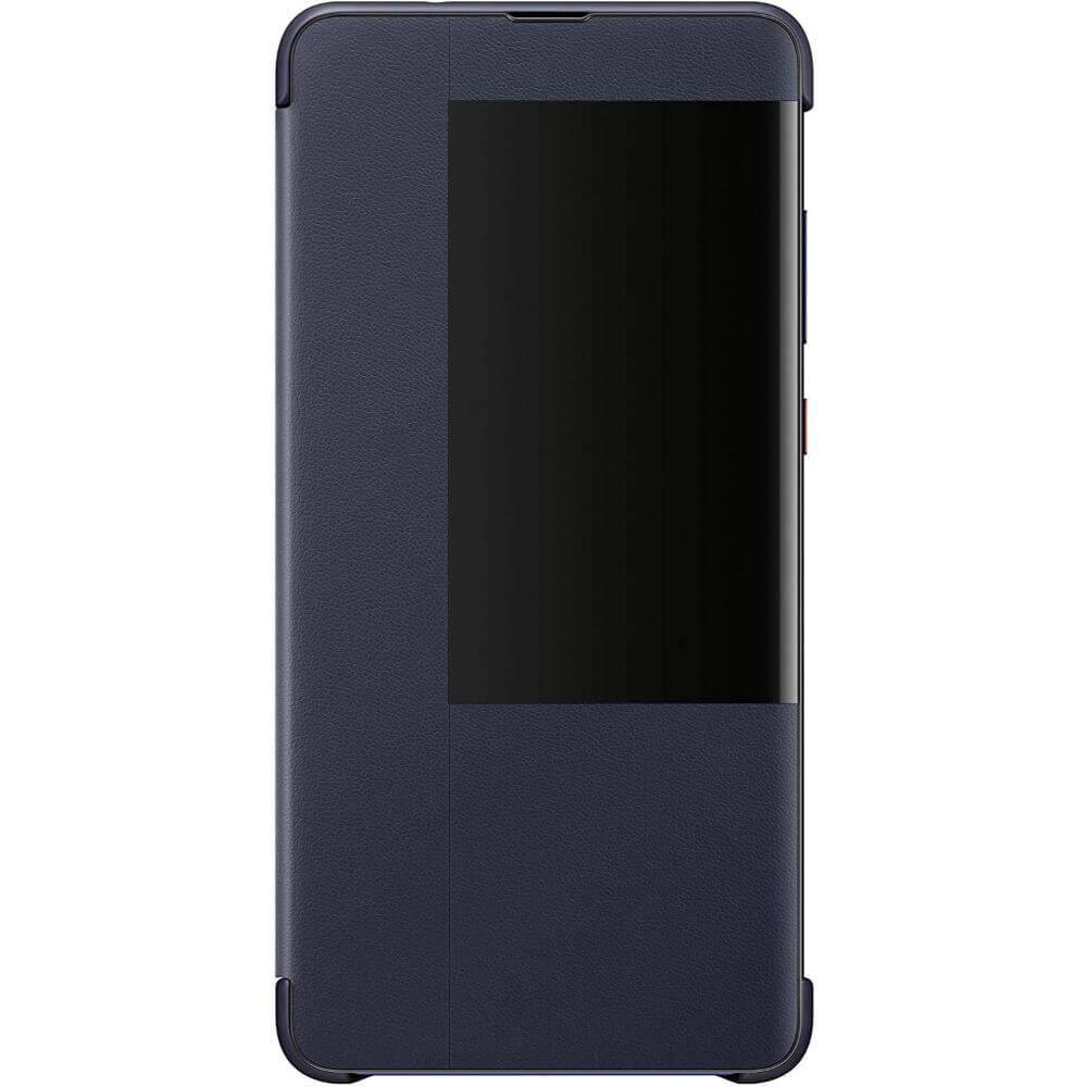 Оригинален кожен калъф за Huawei Mate 20 - Huawei C-Hima Smart View Flip Cover (тъмносин) | JAR Computers Оригинален кожен калъф за Huawei Mate 20 - Huawei C-Hima Smart View Flip Cover (тъмносин)