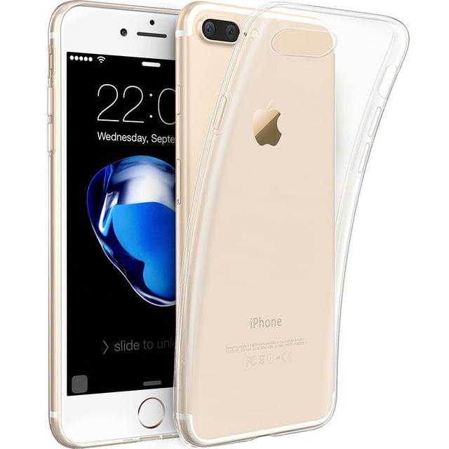 Тънък силиконов (TPU) калъф (0.3 mm) за iPhone 8 Plus, iPhone 7 Plus - Ultra-Slim Case (прозрачен) | JAR Computers Тънък силиконов (TPU) калъф (0.3 mm) за iPhone 8 Plus, iPhone 7 Plus - Ultra-Slim Case (прозрачен)