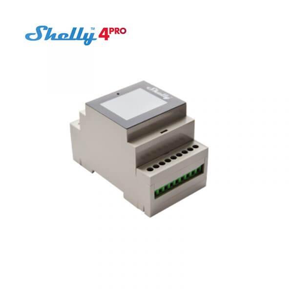 Wi-Fi ключ за безжично управление, измерващ енергията - Shelly 4PRO 4 Channels WiFi Connected Relay Switch | JAR Computers Wi-Fi ключ за безжично управление, измерващ енергията - Shelly 4PRO 4 Channels WiFi Connected Relay Switch