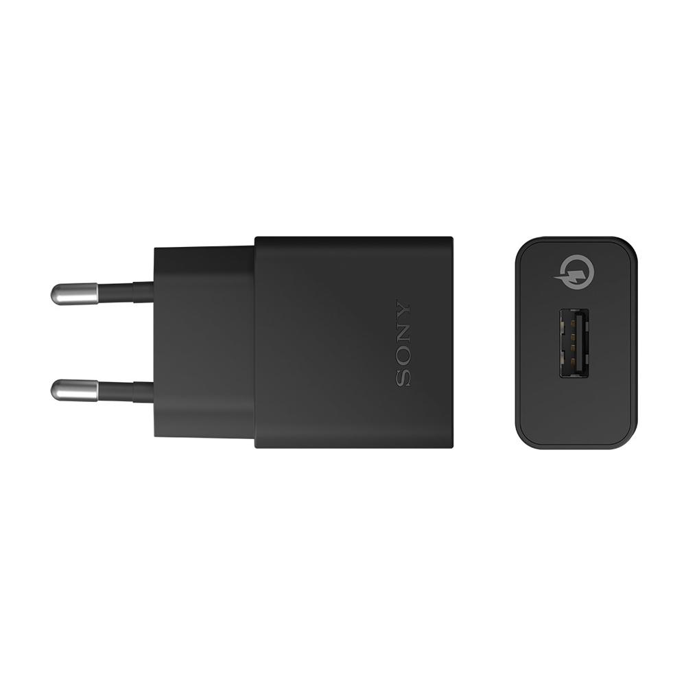 Захранване с USB изход и технология за бързо зареждане и MicroUSB кабел за смартфони и таблети - Sony Quick Charger UCH10 (ритейл опаковка) | JAR Computers Захранване с USB изход и технология за бързо зареждане и MicroUSB кабел за смартфони и таблети - Sony Quick Charger UCH10 (ритейл опаковка)