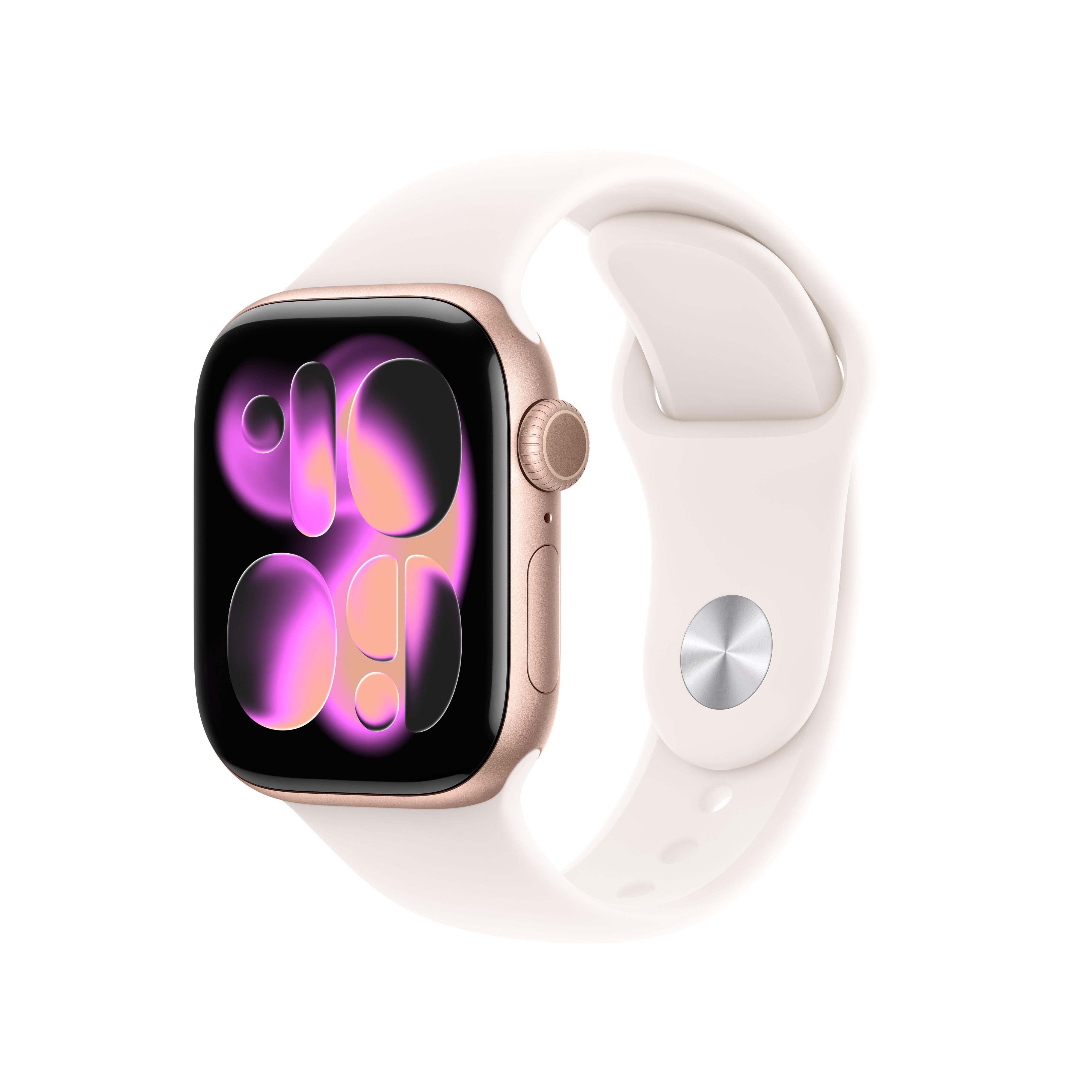 Apple Watch Series 11 OLED 42 мм Цифров 374 x 446 пиксела Тъчскрийн 5G Rose Gold Wi-Fi GPS (сателитен) | JAR Computers Apple Watch Series 11 OLED 42 мм Цифров 374 x 446 пиксела Тъчскрийн 5G Rose Gold Wi-Fi GPS (сателитен)