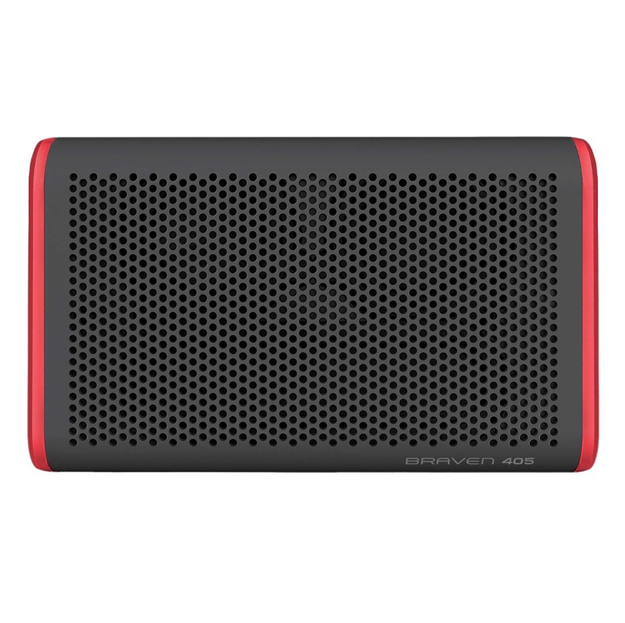 Безжичен Bluetooth спийкър със спийкърфон за мобилни устройства - Braven B405GR Active Series Bluetooth Speaker (сив-червен) | JAR Computers Безжичен Bluetooth спийкър със спийкърфон за мобилни устройства - Braven B405GR Active Series Bluetooth Speaker (сив-червен)