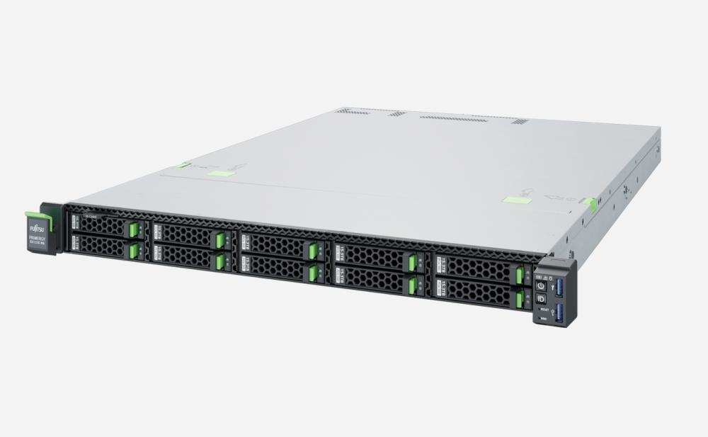 Fujitsu PRIMERGY RX1330M6, SFF, 2x MODULAR PSU  500W titanium hp, ERP LOT9 CONFIGURATION 1, XEON 6369P 8C/16T 3.3GHz, 1x32GB U ECC DDR5-4800 2Rx8, RACK MOUNT kit, REGIONAL KIT EUROPE, IRMCS6 ELCM LIC, IRMC ADV PACK, TPM 2.0 V2, NO POWER CORD | JAR Computers Fujitsu PRIMERGY RX1330M6, SFF, 2x MODULAR PSU  500W titanium hp, ERP LOT9 CONFIGURATION 1, XEON 6369P 8C/16T 3.3GHz, 1x32GB U ECC DDR5-4800 2Rx8, RACK MOUNT kit, REGIONAL KIT EUROPE, IRMCS6 ELCM LIC, IRMC ADV PACK, TPM 2.0 V2, NO POWER CORD