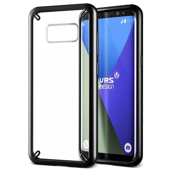 Хибриден удароустойчив кейс за Samsung Galaxy S8 - Verus Crystal Mixx Case (черен-прозрачен) | JAR Computers Хибриден удароустойчив кейс за Samsung Galaxy S8 - Verus Crystal Mixx Case (черен-прозрачен)