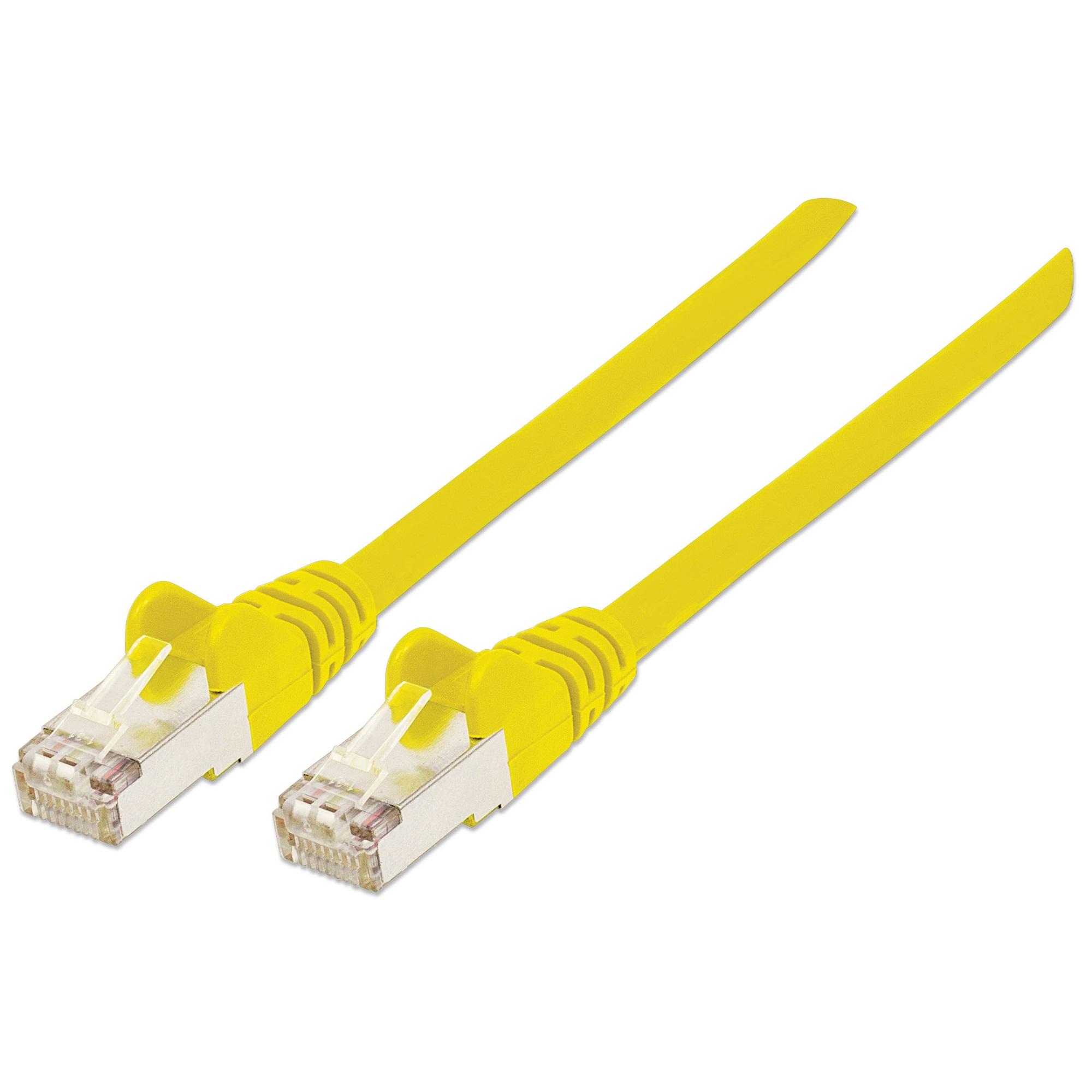 INTELLINET 736084 :: Patch кабел, Cat.6 S/FTP, LSOH, жълт, 30.0 м