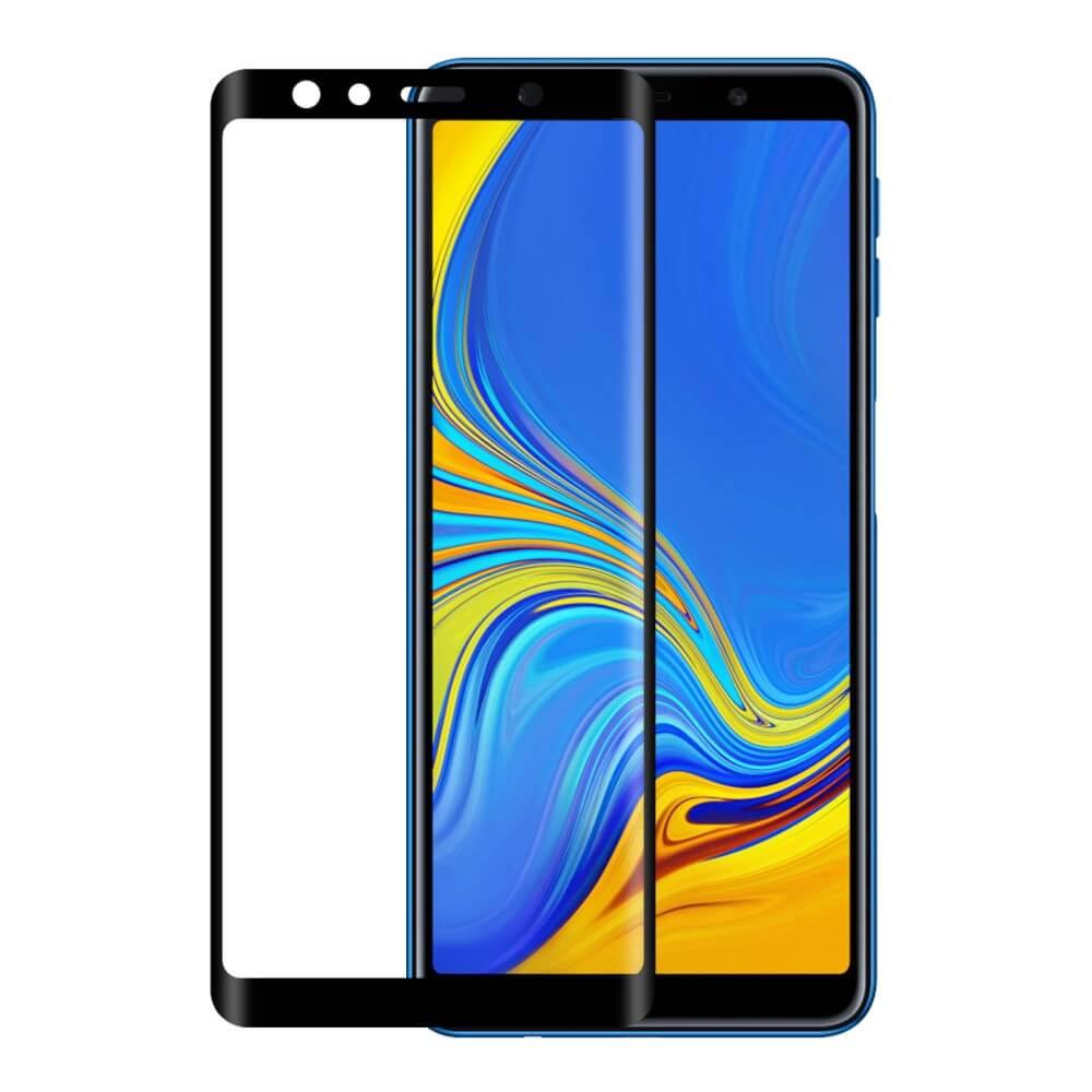 Калено стъклено защитно покритие с извити ръбове за целия дисплея на Samsung Galaxy A7 (2018) - Eiger 3D Glass Edge to Edge Curved Tempered Glass (прозрачен) | JAR Computers Калено стъклено защитно покритие с извити ръбове за целия дисплея на Samsung Galaxy A7 (2018) - Eiger 3D Glass Edge to Edge Curved Tempered Glass (прозрачен)
