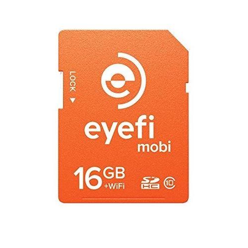 Карта памет с вграден безжичен модул за iOS и Android устройства - Eye-Fi Mobi Wi-Fi SDHC Memory Card 16 GB | JAR Computers Карта памет с вграден безжичен модул за iOS и Android устройства - Eye-Fi Mobi Wi-Fi SDHC Memory Card 16 GB
