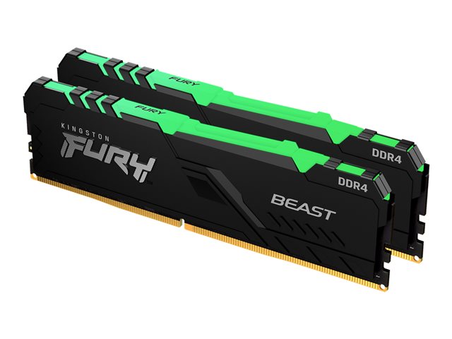KINGSTON 16GB 3733MHz DDR4 CL19 DIMM Kit of 2 FURY Beast RGB