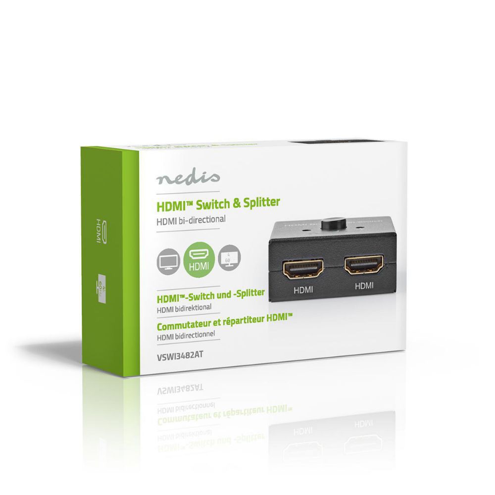 Nedis HDMI Splitter (VSWI3482AT) (NEDVSWI3482AT) | JAR Computers Nedis HDMI Splitter (VSWI3482AT) (NEDVSWI3482AT)