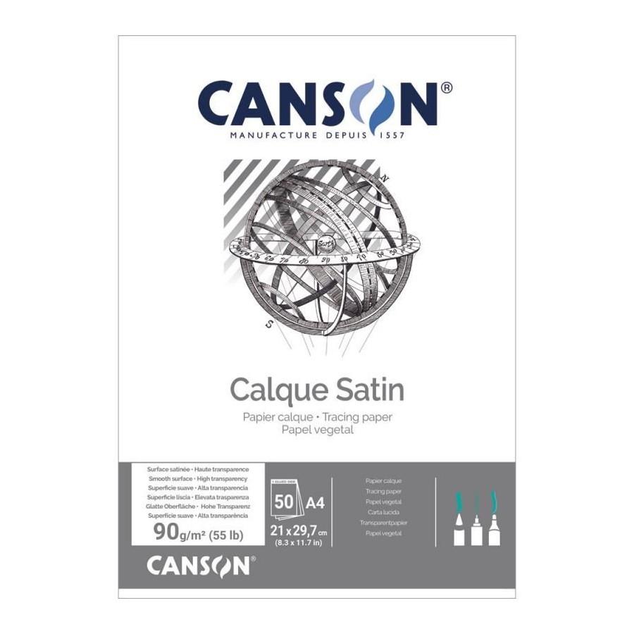 Паус хартия Canson Calque Satin, А3, 90 г, мат, кутия 50 л. | JAR Computers Паус хартия Canson Calque Satin, А3, 90 г, мат, кутия 50 л.