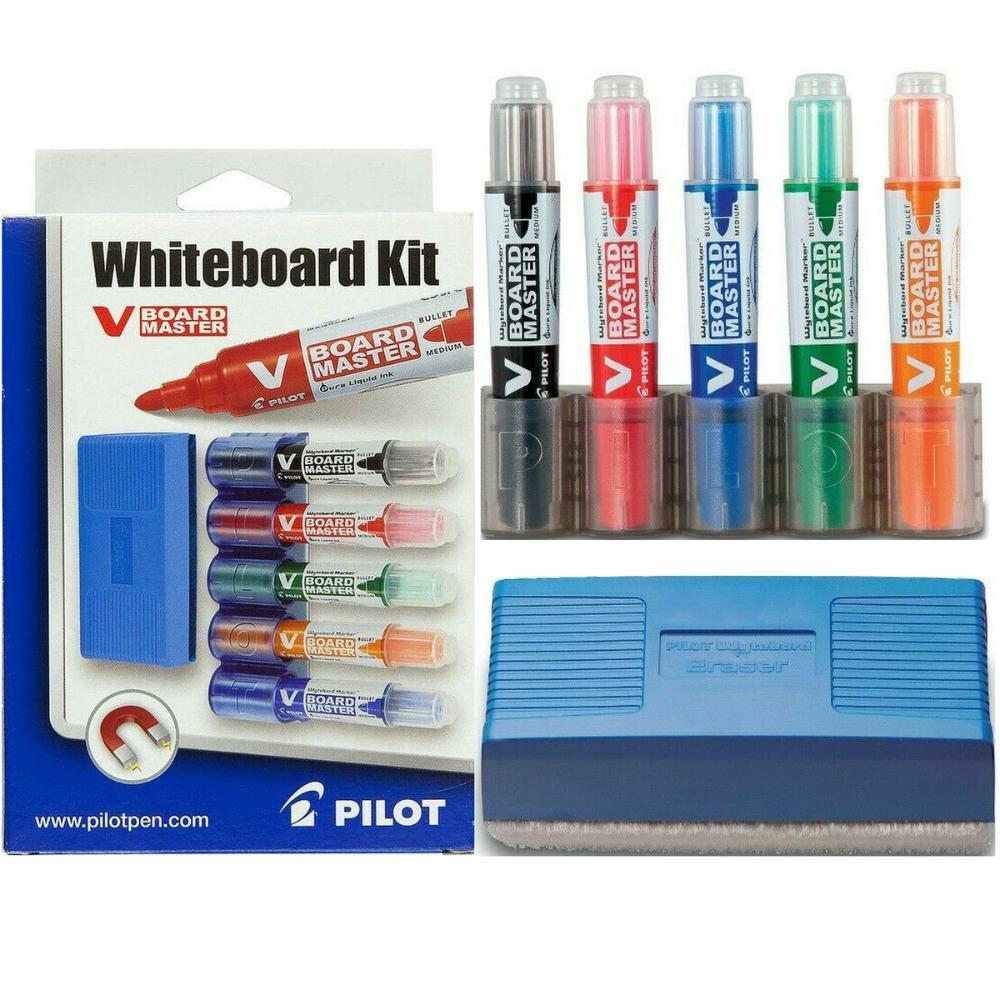 Pilot Whiteboard Starter Kit 5080KIT Basic (WMBA-VBM-M-KIT) (PILWMBA-VBM-M-KIT)