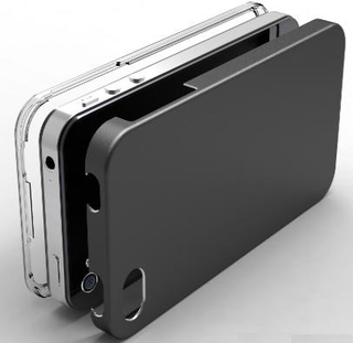 Алуминиев кейс за iPhone 4/4S - Pinlo Aluminum United Titanium (черен) | JAR Computers Алуминиев кейс за iPhone 4/4S - Pinlo Aluminum United Titanium (черен)