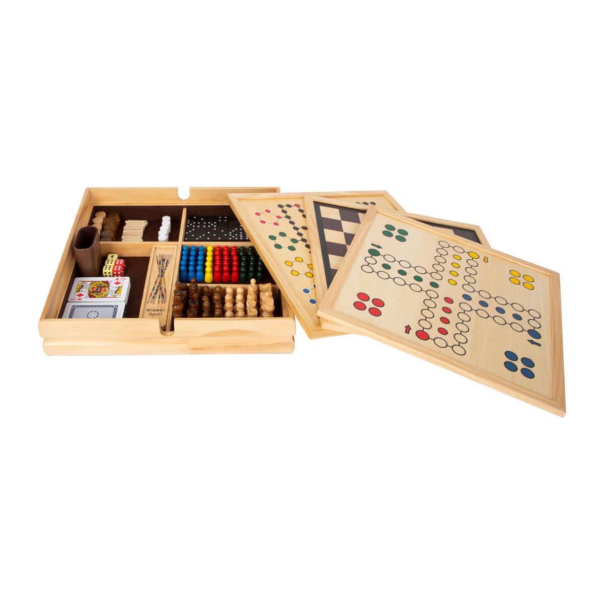 Small Foot Класически игри 20 в 1, в дървена кутия | JAR Computers Small Foot Класически игри 20 в 1, в дървена кутия