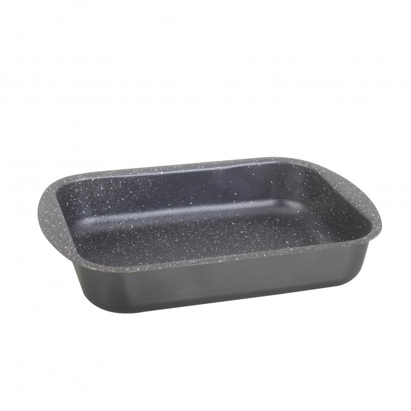 Тава за печене Oliver Voltz OV51222N30S, 30 см, Мраморно покритие, Правоъгълна, Черен | JAR Computers Тава за печене Oliver Voltz OV51222N30S, 30 см, Мраморно покритие, Правоъгълна, Черен