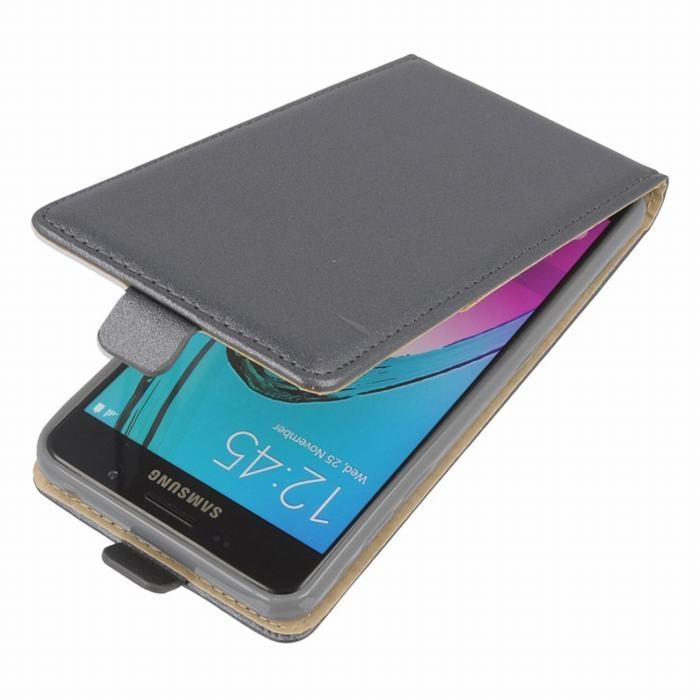 Вертикален кожен калъф с джоб за Samsung Galaxy A5 (2016) - Leather Pocket Flip Case (сив) | JAR Computers Вертикален кожен калъф с джоб за Samsung Galaxy A5 (2016) - Leather Pocket Flip Case (сив)