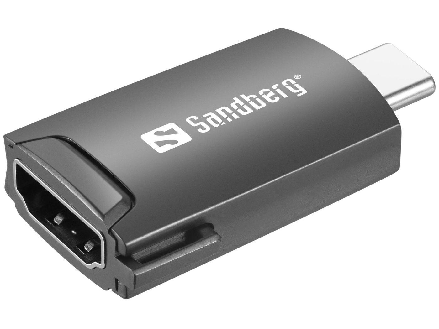 ДОНГЪЛ SANDBERG USB-C to HDMI - PN 136-34 | JAR Computers ДОНГЪЛ SANDBERG USB-C to HDMI - PN 136-34