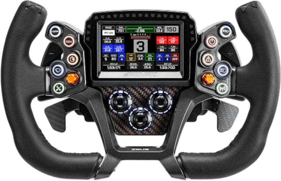 Гейминг волан Simagic - Zeus GT, 30 cm, RGB, черен | JAR Computers Гейминг волан Simagic - Zeus GT, 30 cm, RGB, черен