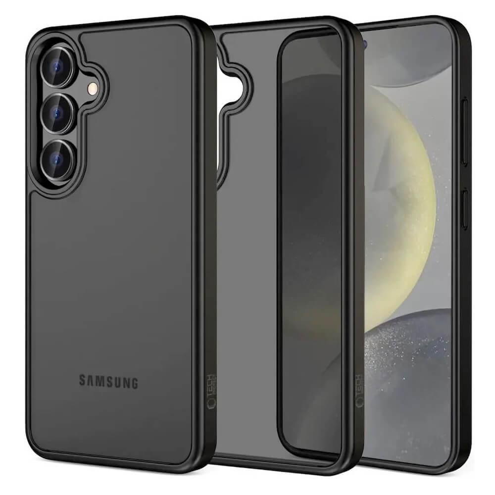 Хибриден удароустойчив кейс за Samsung Galaxy S25 Plus - Tech-Protect MagMat Hybrid Case (черен-мат) | JAR Computers Хибриден удароустойчив кейс за Samsung Galaxy S25 Plus - Tech-Protect MagMat Hybrid Case (черен-мат)