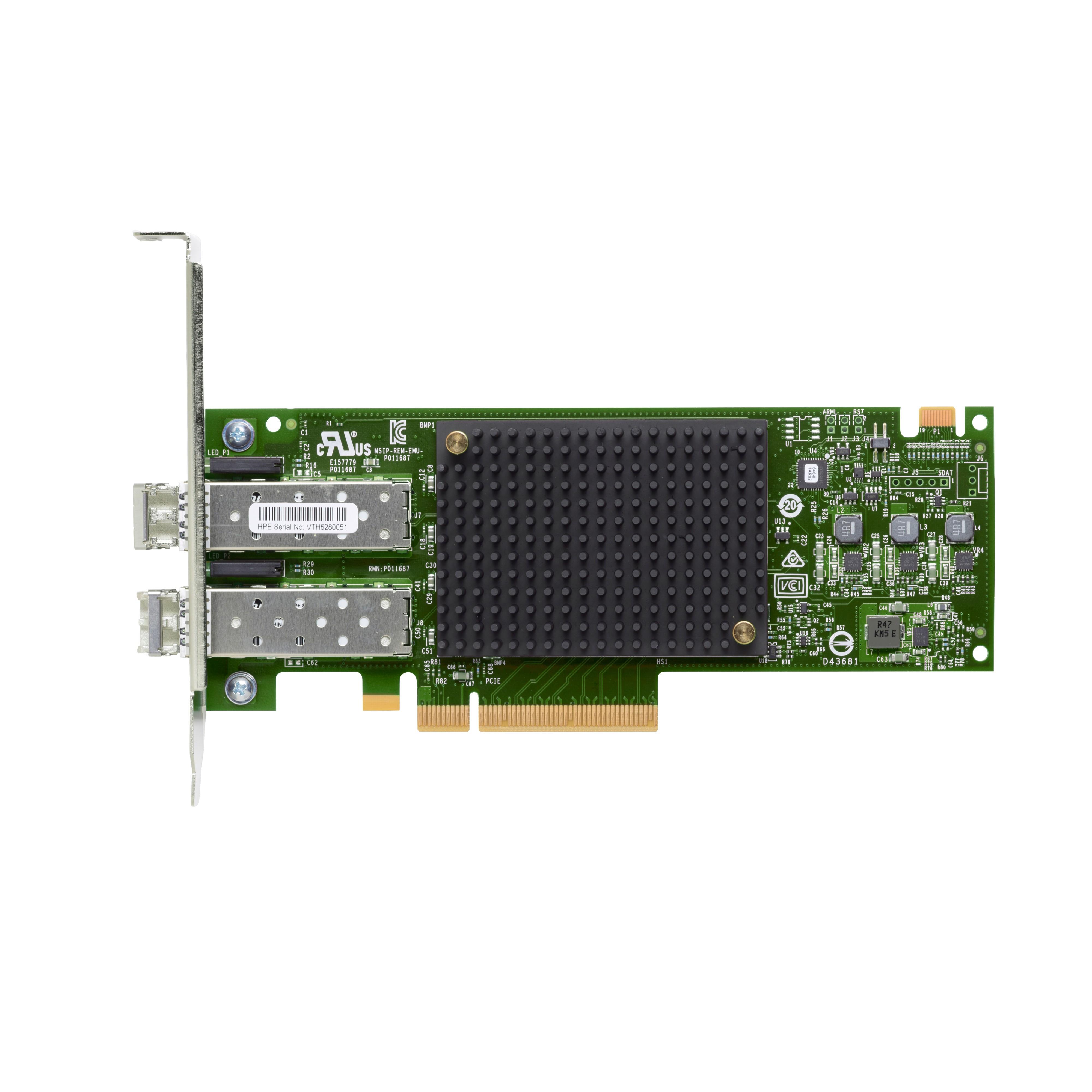 HPE SN1200E 16Gb Dual Port Fibre Channel Host Bus Adapter Вътрешна Влакно 16000 Мбит/с | JAR Computers HPE SN1200E 16Gb Dual Port Fibre Channel Host Bus Adapter Вътрешна Влакно 16000 Мбит/с