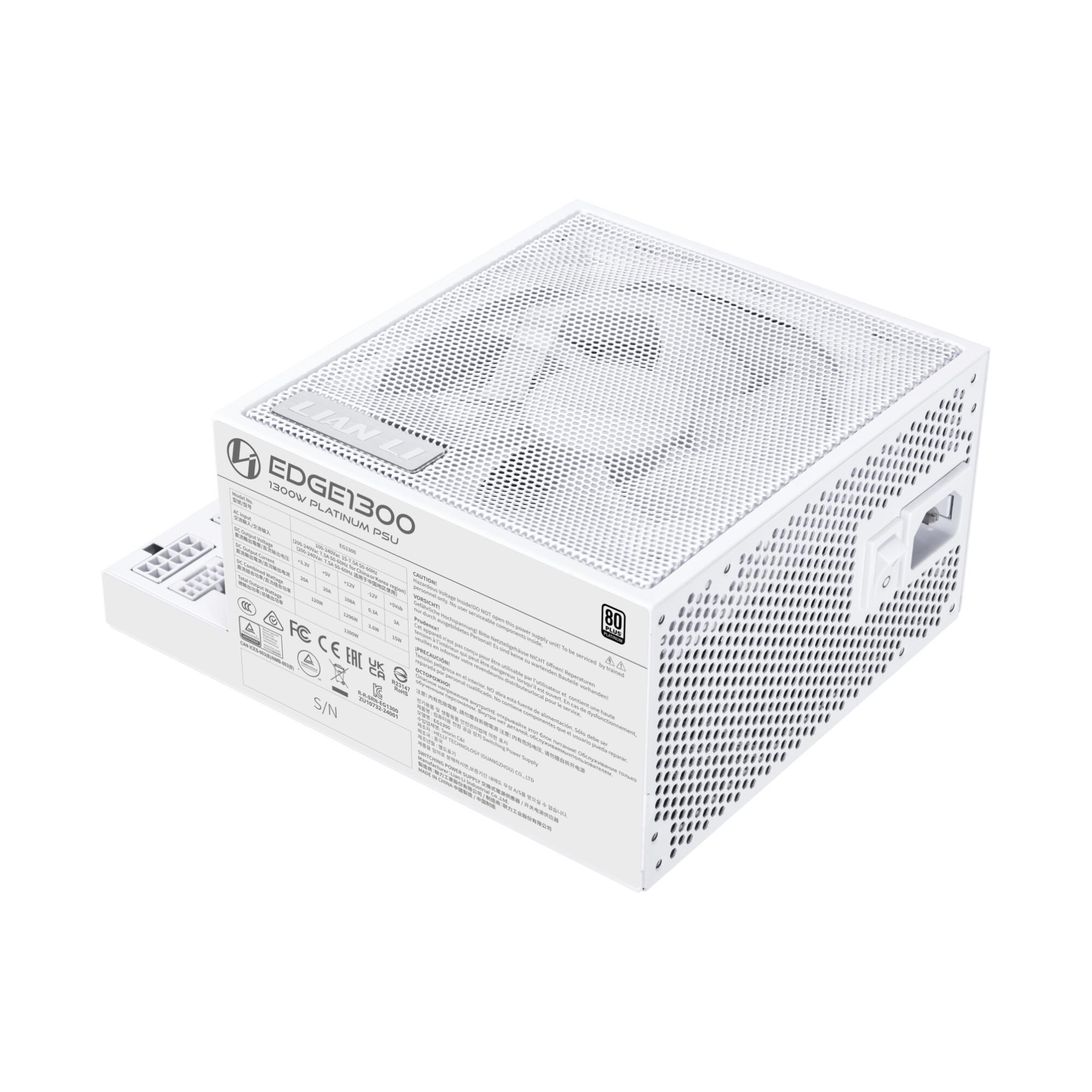 Lian Li EG0850 захранващ блок 850 W 20-pin ATX SFX Бяла