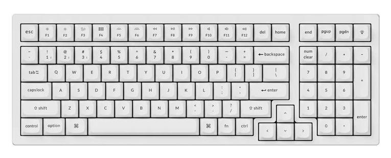 Механична клавиатура Keychron – K4P-O2, безжична, K Pro Brown, LED, бяла | JAR Computers Механична клавиатура Keychron – K4P-O2, безжична, K Pro Brown, LED, бяла