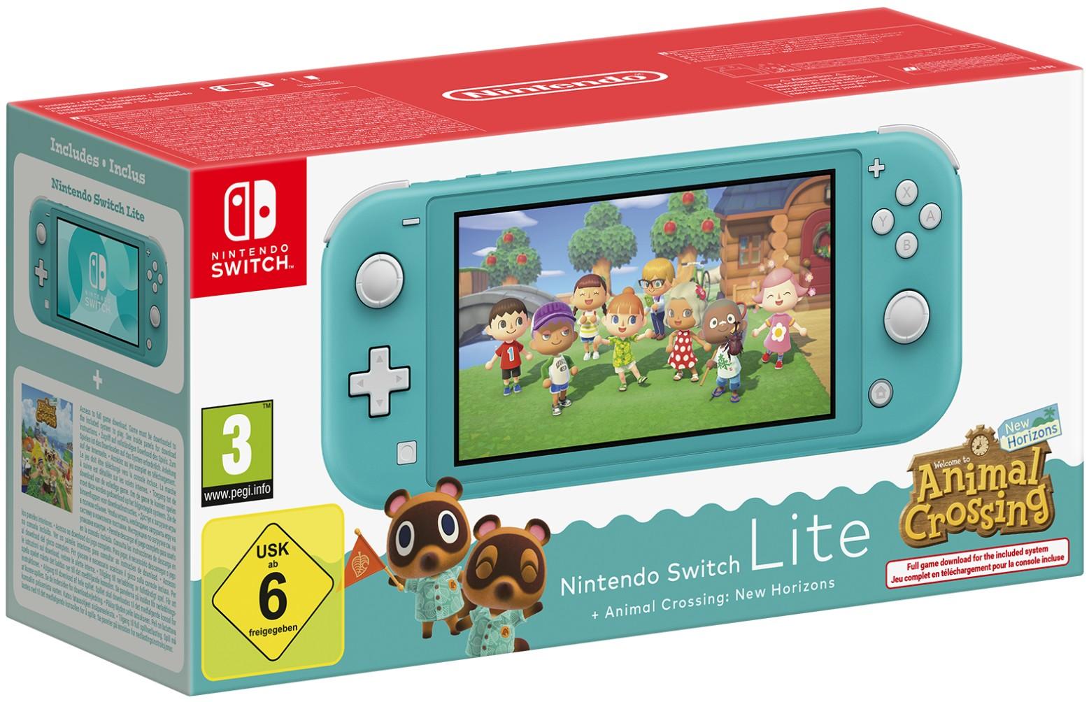 Nintendo Switch Lite - Turquoise, Animal Crossing: New Horizons Bundle | JAR Computers Nintendo Switch Lite - Turquoise, Animal Crossing: New Horizons Bundle