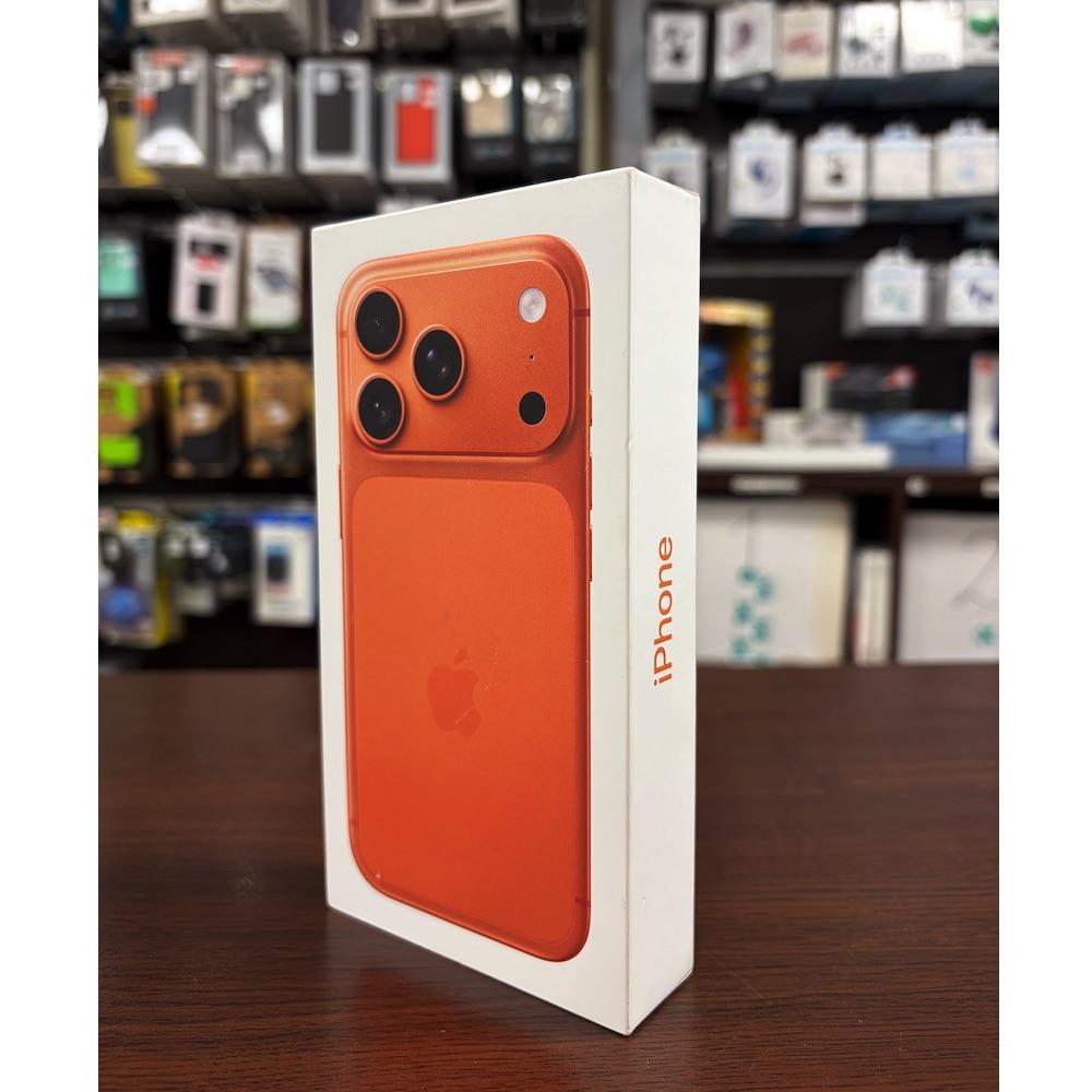 Оригинална кутия за iPhone 17 Pro Max (без документацията) - Apple iPhone 17 Pro Max Retail Box (оранжев) | JAR Computers Оригинална кутия за iPhone 17 Pro Max (без документацията) - Apple iPhone 17 Pro Max Retail Box (оранжев)