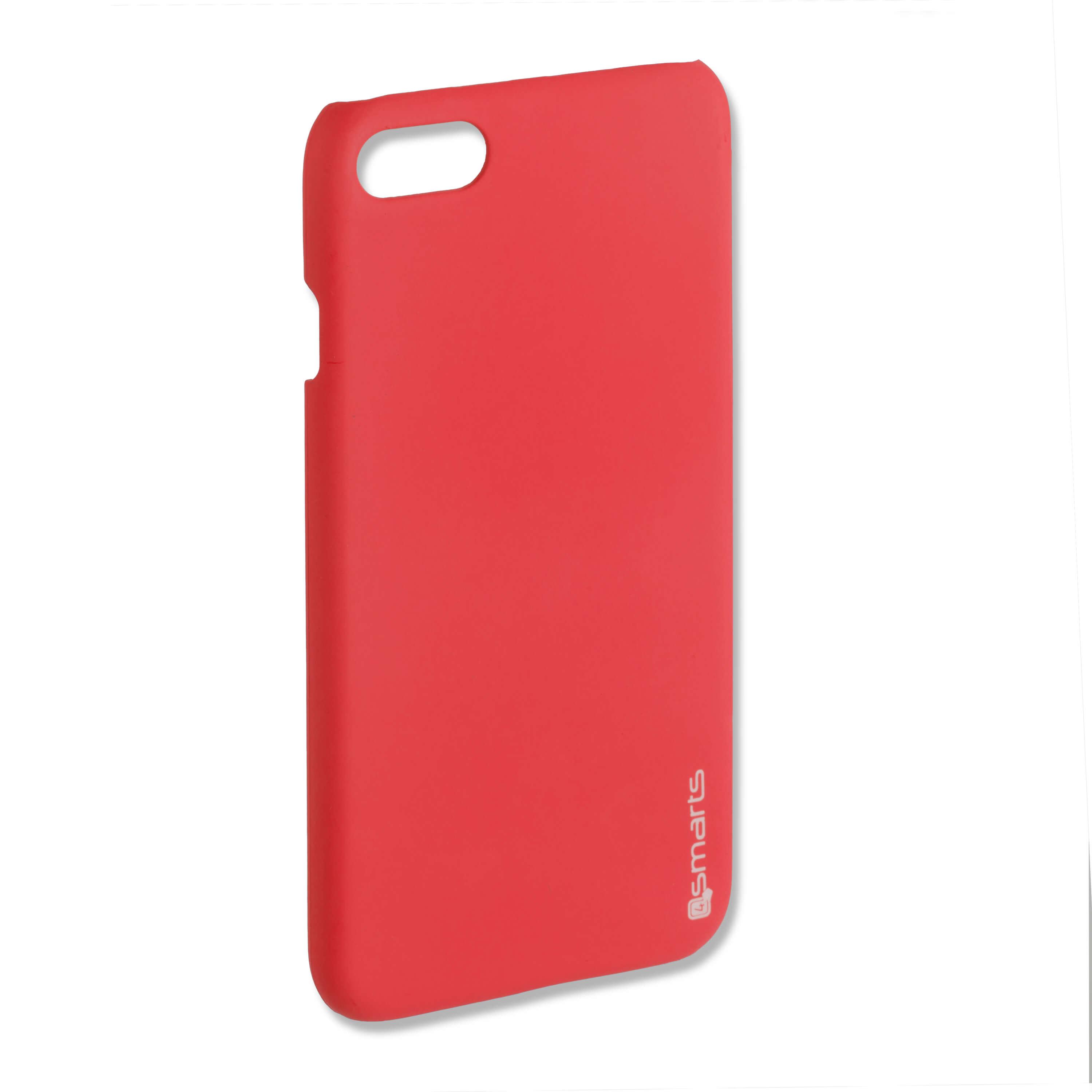 Полиуретанов кейс с метална пластина за магнитни поставки за iPhone 8, iPhone 7 - 4smarts Hard Cover UltiMaG Vivid Vibes Case (червен) | JAR Computers Полиуретанов кейс с метална пластина за магнитни поставки за iPhone 8, iPhone 7 - 4smarts Hard Cover UltiMaG Vivid Vibes Case (червен)
