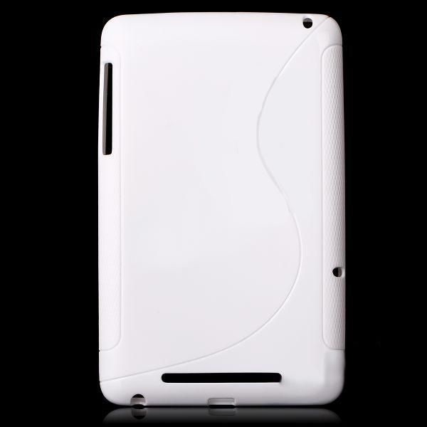 Силиконов калъф за Asus Google Nexus 7 - S-Line Cover Case (бял) | JAR Computers Силиконов калъф за Asus Google Nexus 7 - S-Line Cover Case (бял)