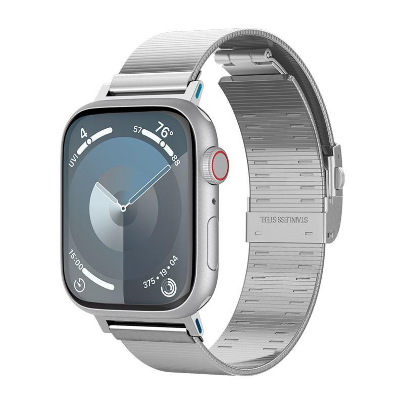 Стоманена каишка за Apple Watch 42мм, 44мм, 45мм, 46мм, Ultra, Ultra 2 49мм - Spigen Sleek Link Band (сребрист) | JAR Computers Стоманена каишка за Apple Watch 42мм, 44мм, 45мм, 46мм, Ultra, Ultra 2 49мм - Spigen Sleek Link Band (сребрист)
