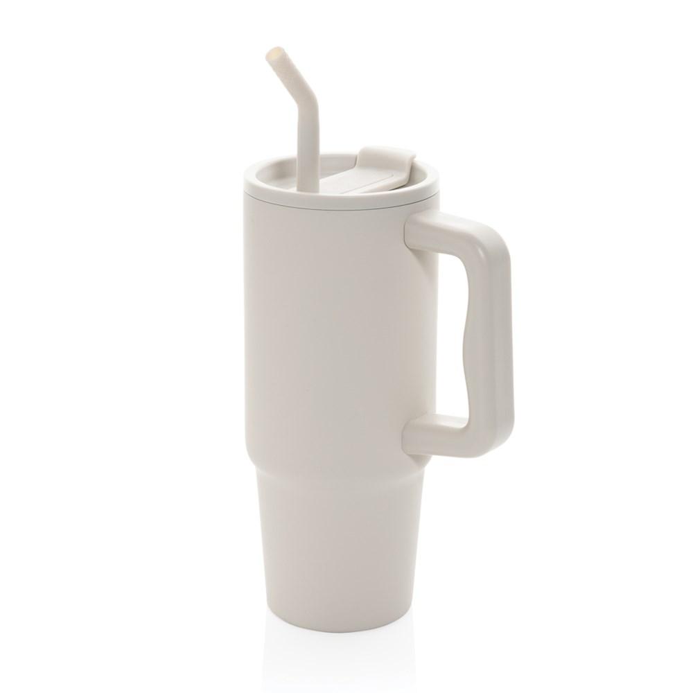 Термочаша Embrace, метална, с капак, 900 ml, бежова | JAR Computers Термочаша Embrace, метална, с капак, 900 ml, бежова