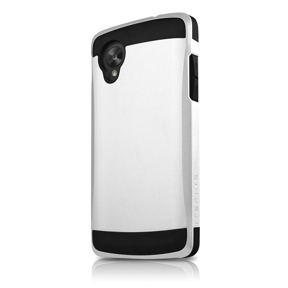 Удароустойчив хибриден кейс за LG Google Nexus 5 - Itskins Evolution Case (бял) | JAR Computers Удароустойчив хибриден кейс за LG Google Nexus 5 - Itskins Evolution Case (бял)