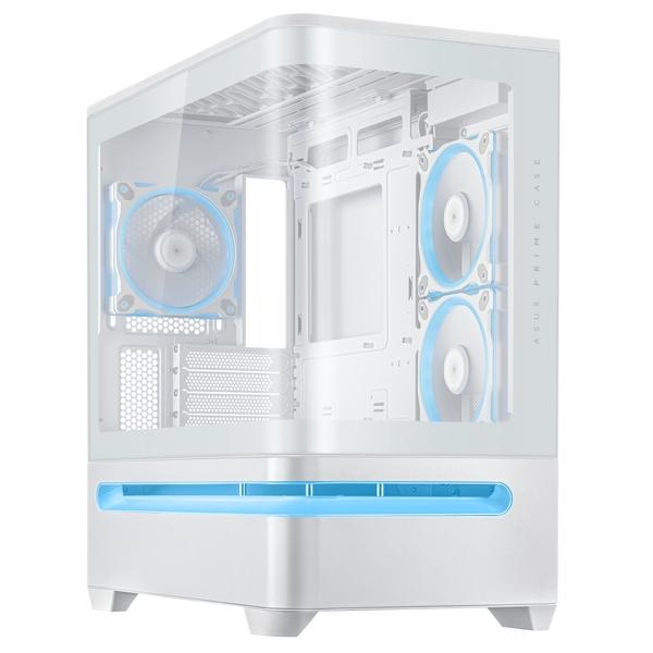 Case Asus Prime AP202 TG, mATX, White
