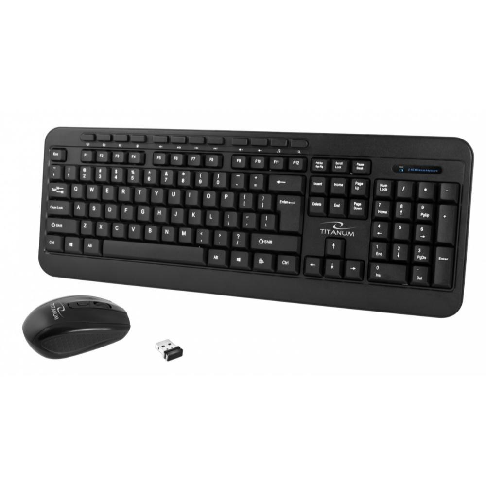 Esperanza Titanum Wireless Set Keyboard+mouse Akron Us (TK109) (ESPTK109) | JAR Computers Esperanza Titanum Wireless Set Keyboard+mouse Akron Us (TK109) (ESPTK109)
