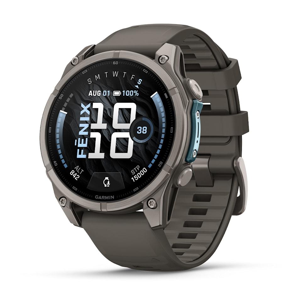 Garmin fenix 9 47mm Kieselgrau/Titan Silikon Armband | JAR Computers Garmin fenix 9 47mm Kieselgrau/Titan Silikon Armband