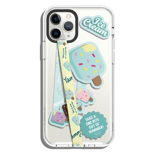 Каишка със стикери против изпускане на вашия смартфон - Elago Smartphone Strap with stickers (жълт-син) | JAR Computers Каишка със стикери против изпускане на вашия смартфон - Elago Smartphone Strap with stickers (жълт-син)