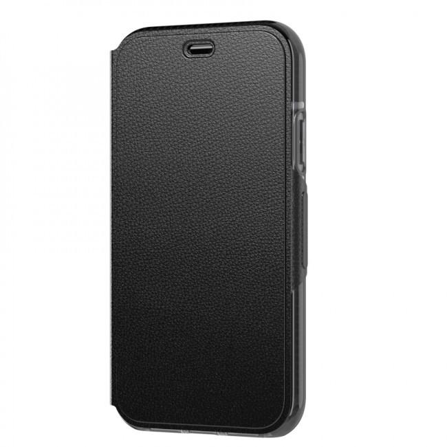 Кожен флип калъф с висока защита за iPhone XS, iPhone X - Tech21 Evo Wallet Kenley Case (черен) | JAR Computers Кожен флип калъф с висока защита за iPhone XS, iPhone X - Tech21 Evo Wallet Kenley Case (черен)